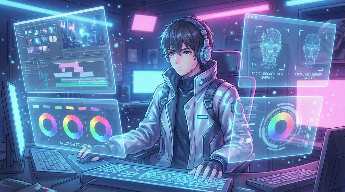 国产自拍 AI视频剪辑工具